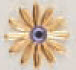 jewelled brad daisy gold