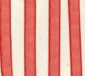 6mm Organza bånd - rød