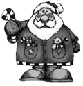 H - Jolly Santa