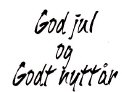 K&G - God jul og Godt nytt år UM (3 linjer)
