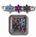 MR - Bloom Ribbon Slides Blue Chic