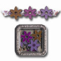 MR - Bloom Ribbon Slides Purple Sophisticate