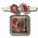 MR - Paisley Ribbon slides - Candy