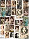bm - femme fatale vintage photo transparent
