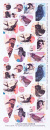 collage valentine birds
