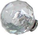 crystal book knob - clear