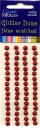 glitter dome red 5mm