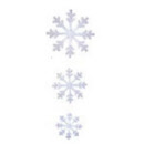 hs ghost shapes - snowflakes