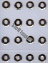 metal stickers - rings bronze