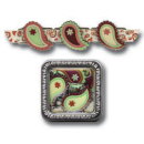 mr - graffiti paisley slides - bronz