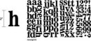 newsprint alphabet mask