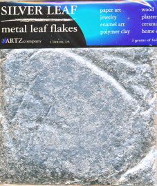 silver leaf metal flakes