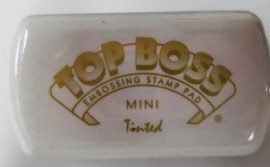 topp boss embossing stamp pad