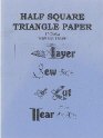 Triangelpapir 1 inch Stor